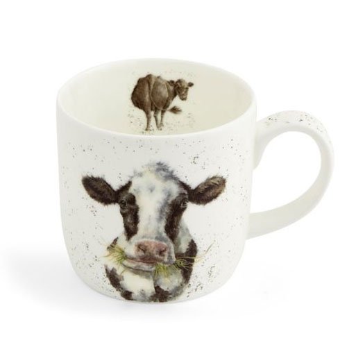 Wrendale Mug Mooo Cow Mug - Front of Mug