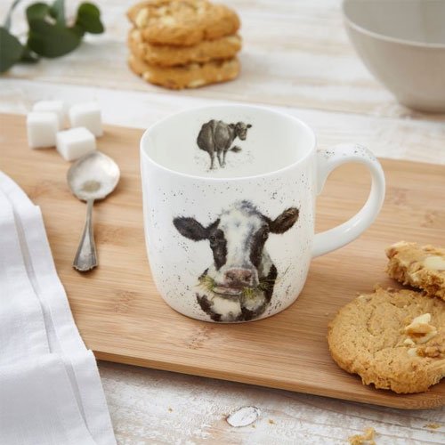 Wrendale Mug Mooo Cow Mug - Lifestyle Image
