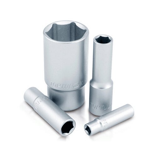 1/2"Dr deep socket Satin 6pt x 17mm