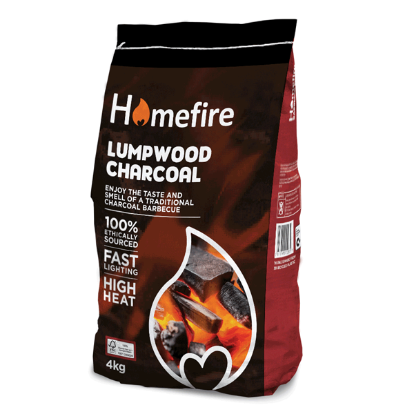 Homefire Charcoal BBQ Briquettes - 4kg