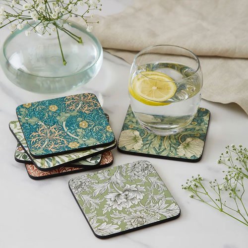 Morris & Co Simply Mixed Set of 6 Coasters 3