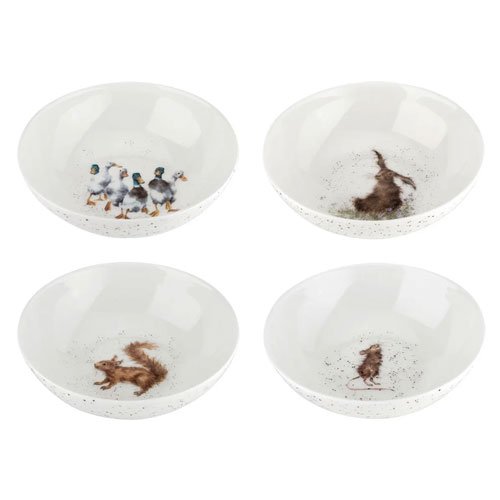 Wrendale Designs set of 4 Bowls - Assorted 
