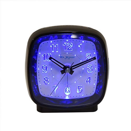 Hometime Cushion Shape Alarm Clock - Black