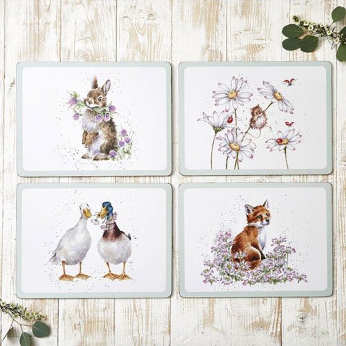 Wrendale Wild Flower Set of 4 Placemats  2